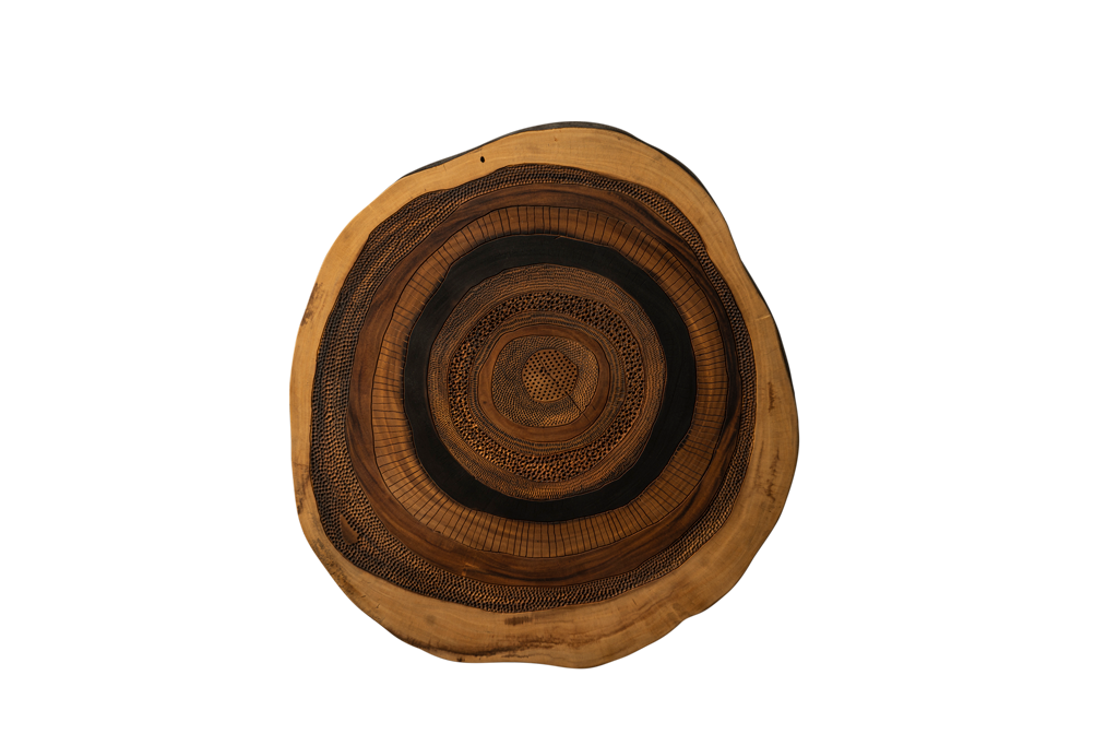 Round Coffee Table Acacia Wood